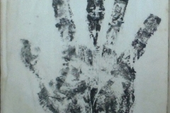 Impressão da mão de Higa Seiko